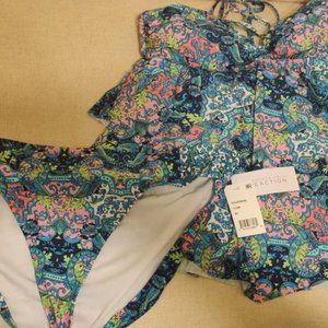 Kenneth Cole Reaction Two-Piece (Tankini) New!